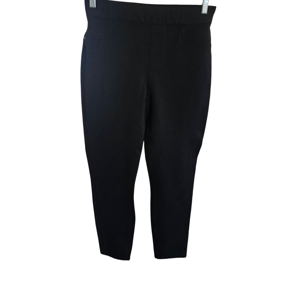 Spanx Women's Pull On Jeans, Black, Size Large Tall